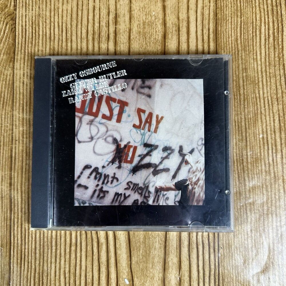 Ozzy Osbourne Just Say Ozzy CD 1990 CBS ZK 45451 Live‎ EP Black Sabbath Tracks